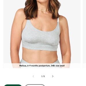 Bodily The Everything Bra Maternity and Breastfeeding Bra in Gray